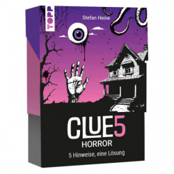 CLUE5  Horror. 5 Hinweise, nur eine Lösung. Das Trend-Quiz für deine Tasche