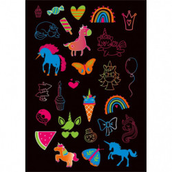 Neon-Sticker