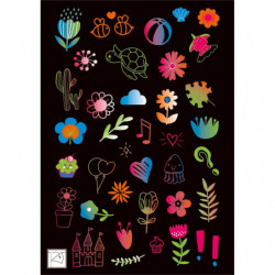 Neon-Sticker