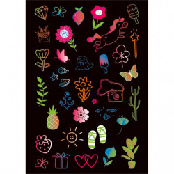 Neon-Sticker