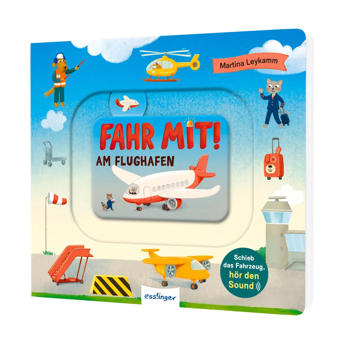 Meine Schiebebahn-Pappe: Fahr mit am Flughafen