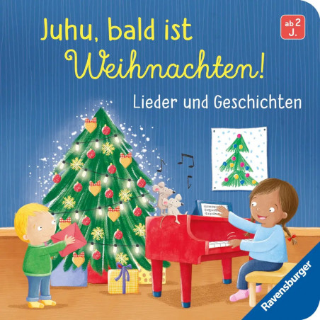 Weihnachtsbuch (AT): Erste Lieder und Geschichten für  die Weihnachszeit, Bilderbuch für Kinder ab 2 Jahren