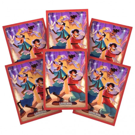Disney Lorcana TCG: Mythen - Kartenhüllen Goofy, Max und Powerline