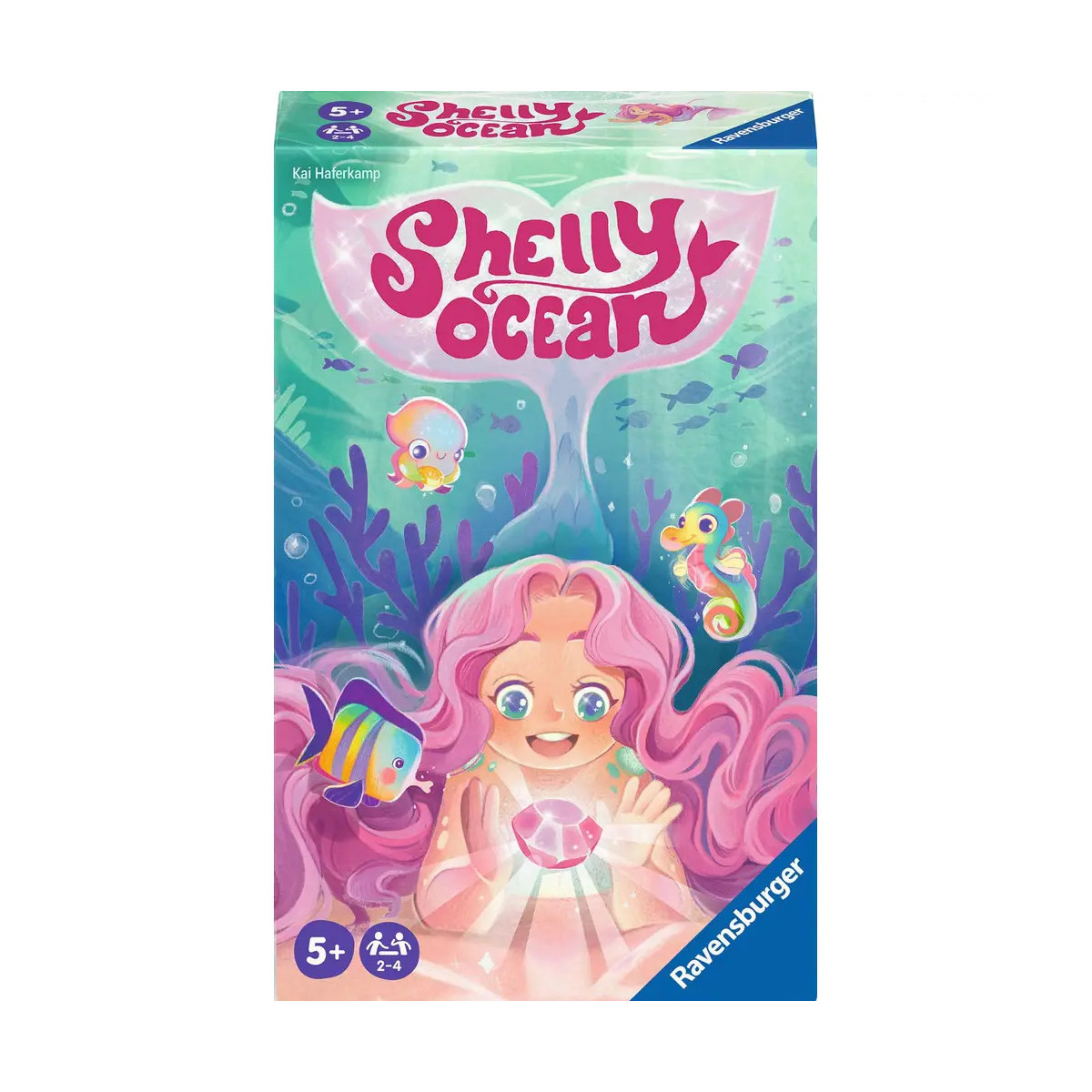 Ravensburger 23047 - Shelly Ocean - Lauf- und Sammelspiel für Kinder ab 5 Jahren, Familienspiel für Kinder und Erwachs