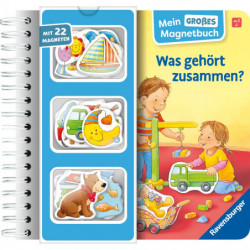 Mein großes Magnetbuch: Was gehört zusammen