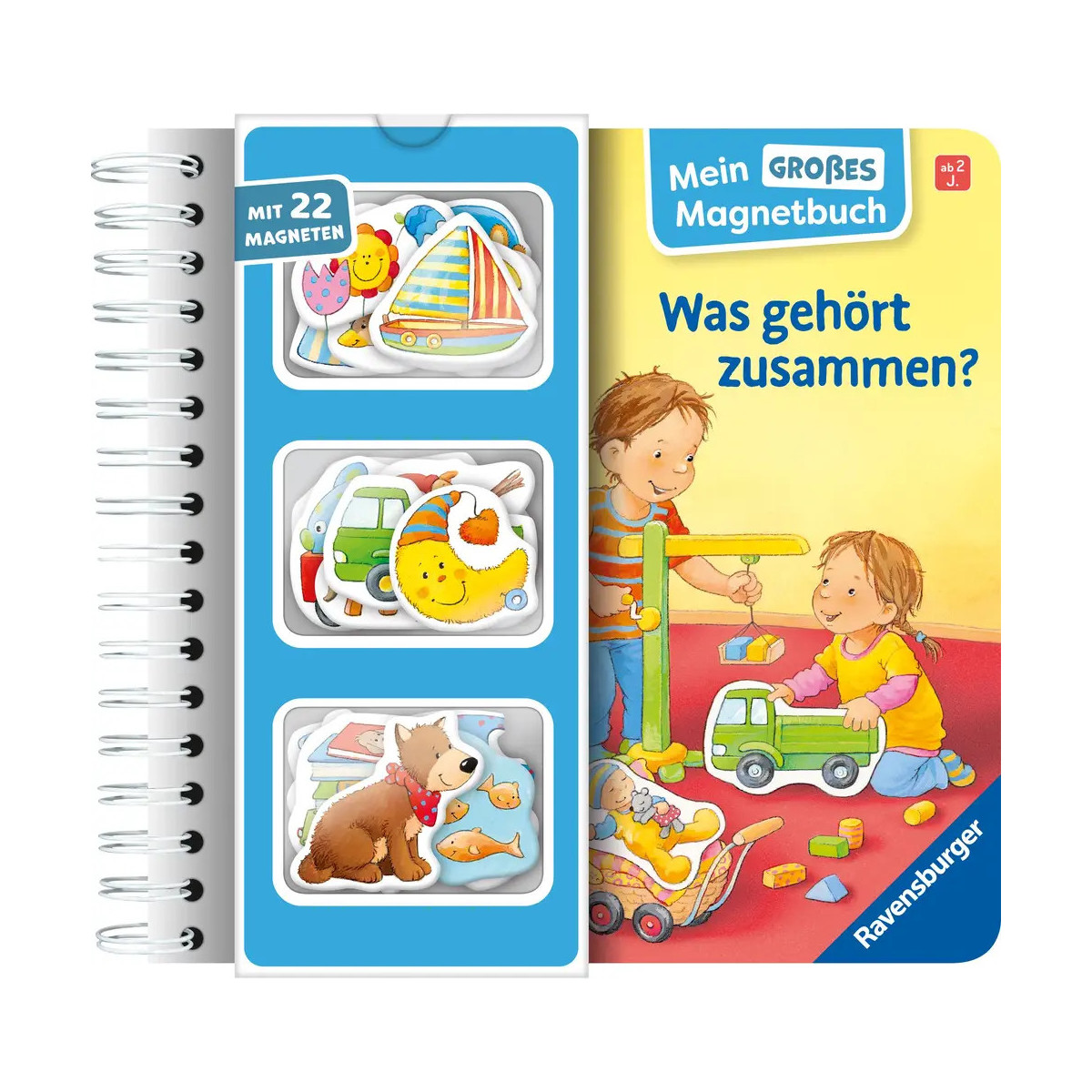 Mein großes Magnetbuch: Was gehört zusammen