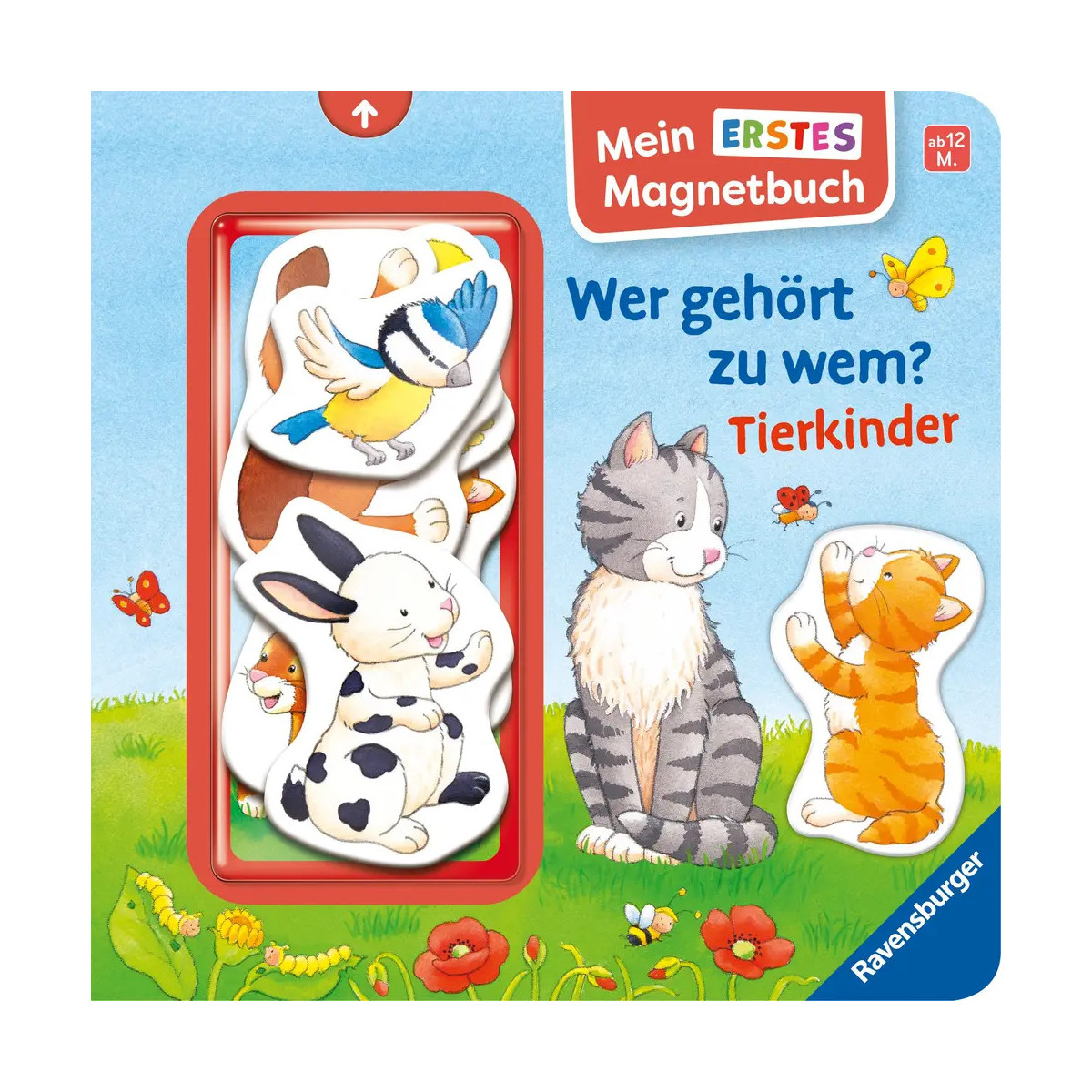 Mein erstes Magnetbuch: Wer gehört zu wem Tierkinder