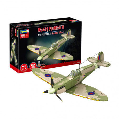 Iron Maiden Spitfire MK.II Aces High - Brick System, Revell Klemmbaustein Set