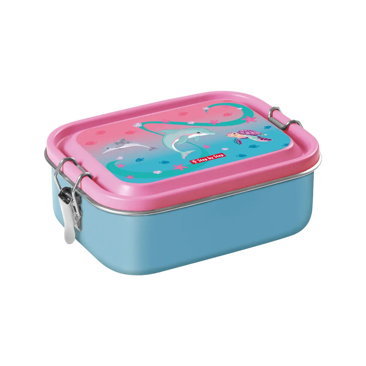 Edelstahl-Lunchbox ''Sealife''