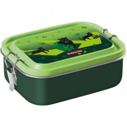 Edelstahl-Lunchbox ''Black Cat''