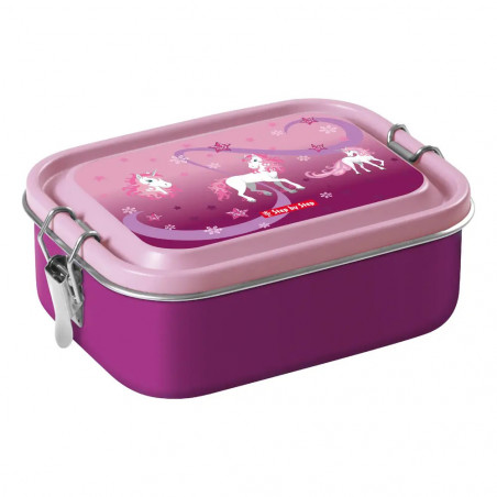Edelstahl-Lunchbox ''Sweet Unicorn''