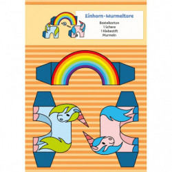 Lass uns basteln – Bastelbuch ab 5 Jahre – Einhörner