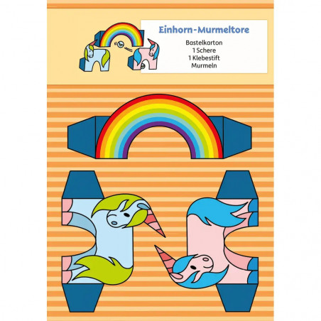 Lass uns basteln – Bastelbuch ab 5 Jahre – Einhörner