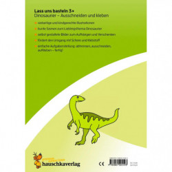 Lass uns basteln – Ausschneiden und Kleben ab 3 Jahre – Dinosaurier