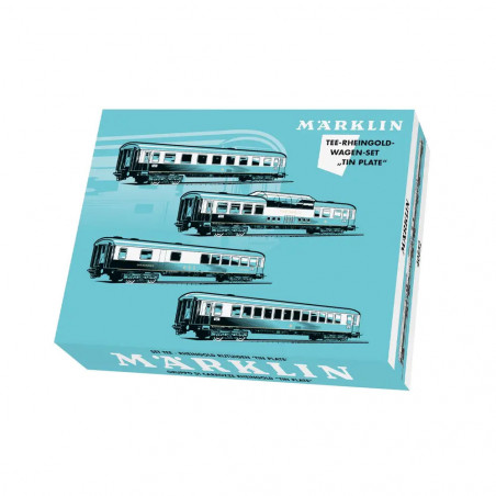 Märklin 40852 - H0 TEE-Rheingoldwagen-Set Tin Plate
