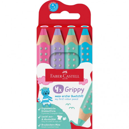 Buntstift Grippy Pastell 4er Set