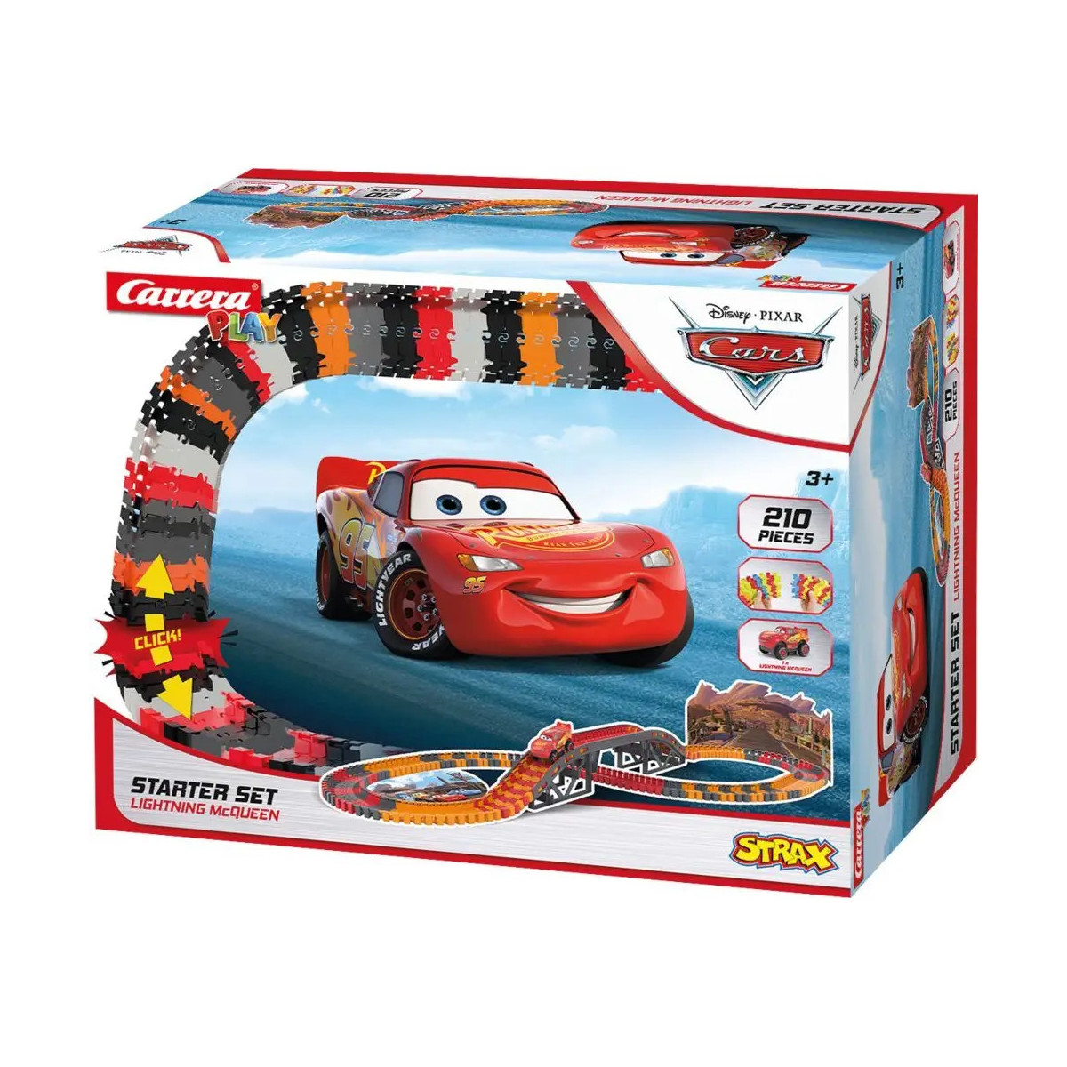 Disney Pixar Cars Big Set, Carrera STRAX zum Bauen und Spielen