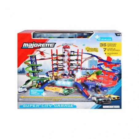 Super City Garage + 6 Vehicles