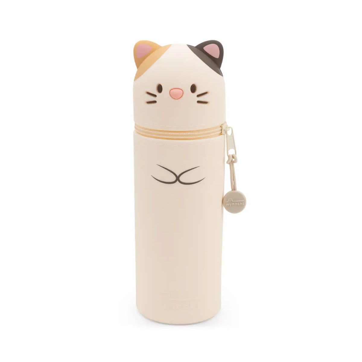 NICI - Mäppchen und Stiftehalter Katze Angy 2in1 aus Silikon in Geschenkbox (H) 18,5cm