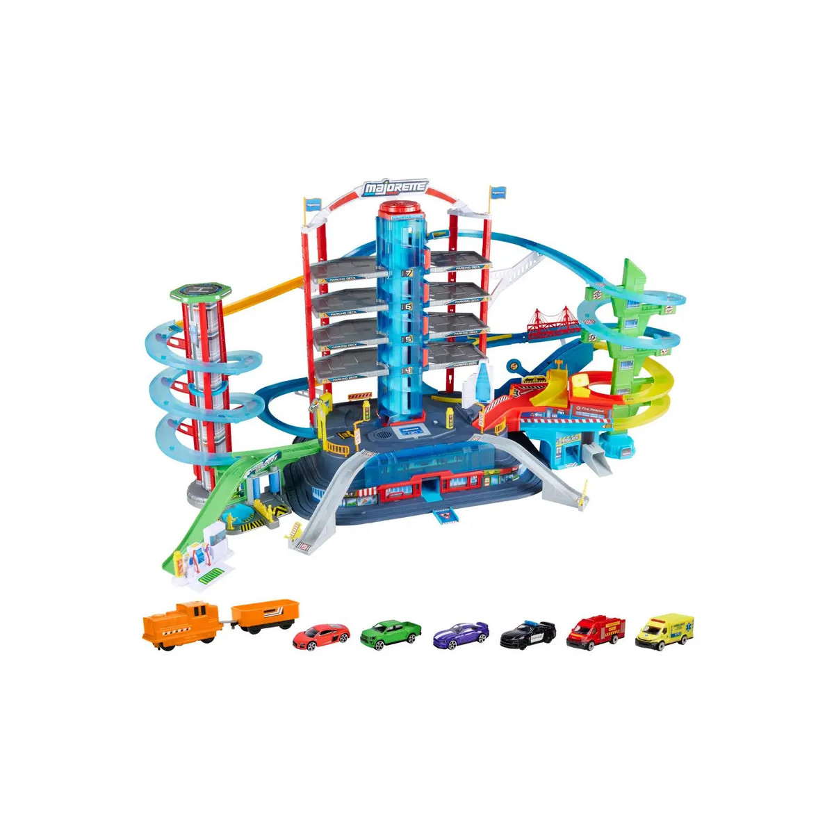 Super City Garage + 6 Vehicles