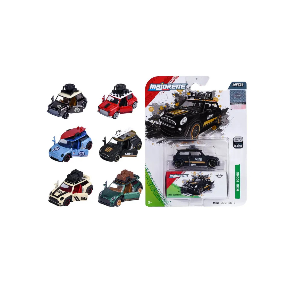 Mini Deluxe Cars, 6-sort.