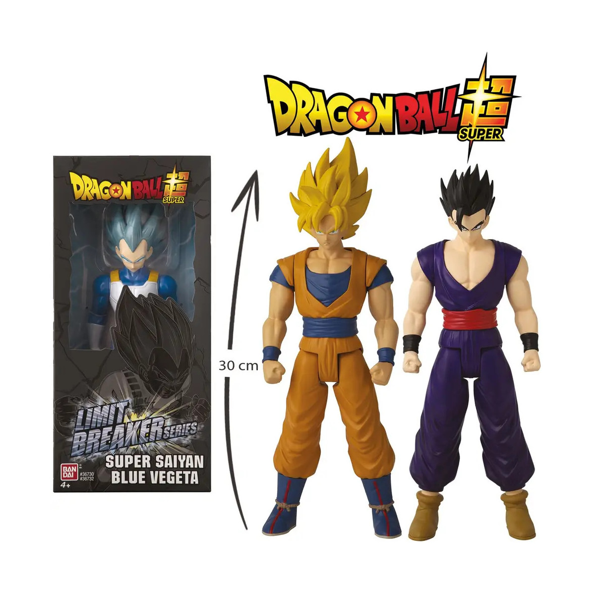 Bist Du Fan der Dragon Ball Super-Saga Sammeln Sie die riesigen Dragon Ball Limit Breaker-Figuren. Sie sind 30 cm gro