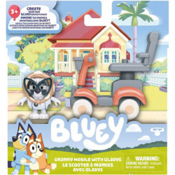 BLUEY S15 Basic Fahrzeug und Spielfigur-Set