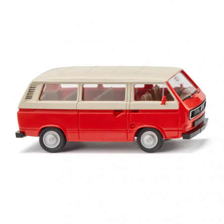 Wiking - VW T3 Bus - rot/hellelfenbein