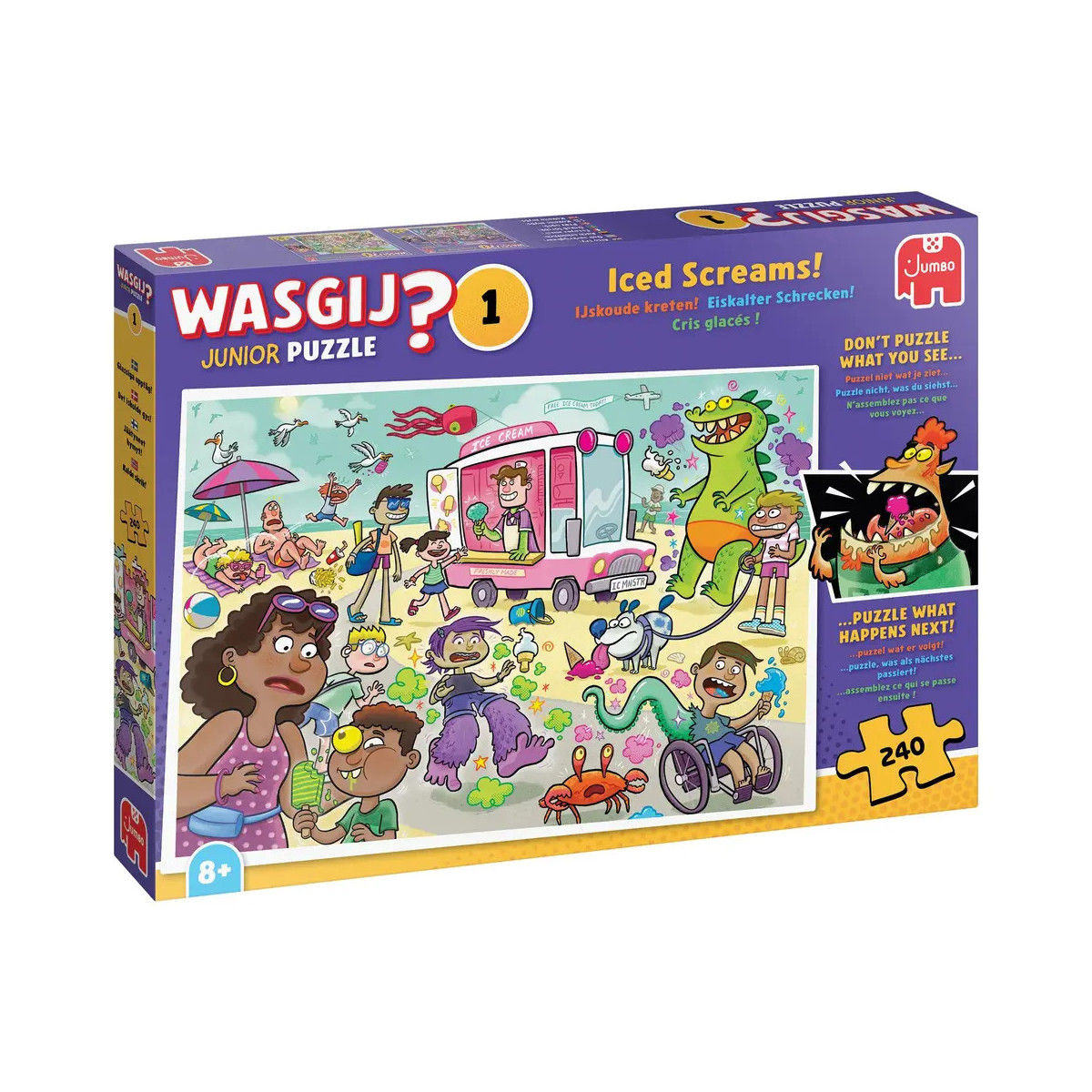 Wasgij Junior 1 - Eiskalter Schrecken! (240 Teile)