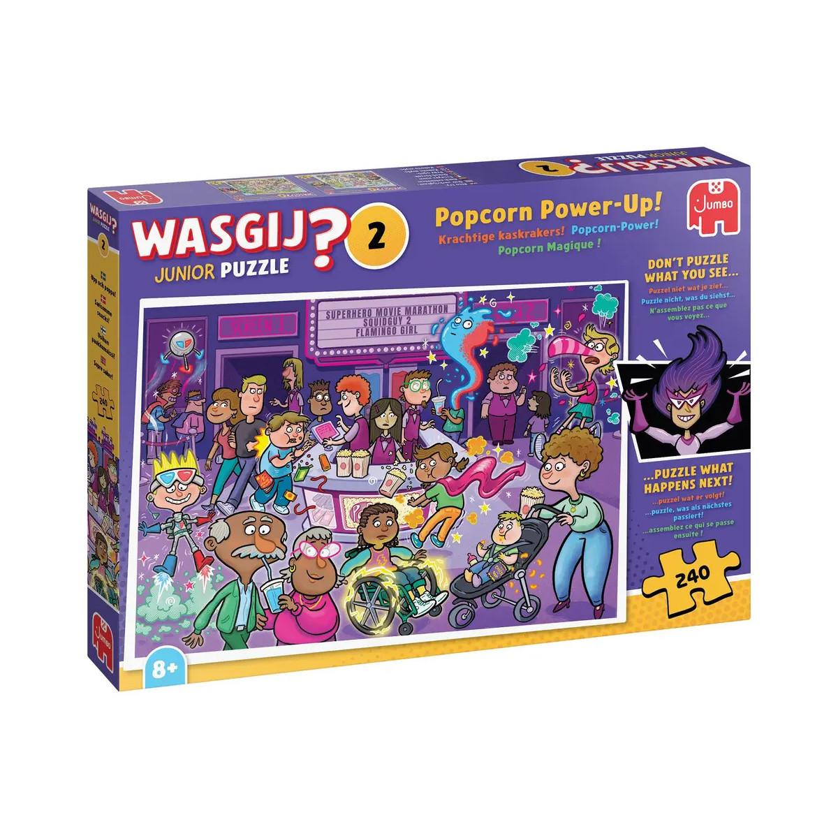 Wasgij Junior 2 - Popcorn-Power! (240 Teile)