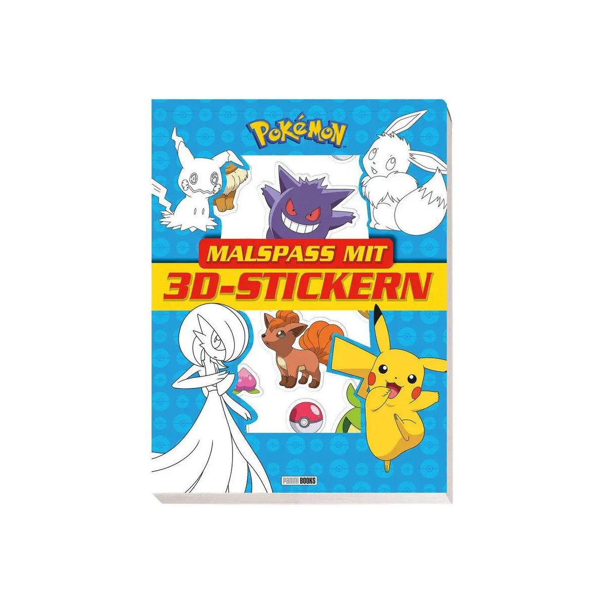 Pokémon: Malspaß mit 3D-Stickern
