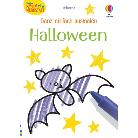 Kleine Kreativ-Werkstatt - Ganz einfach ausmalen: Halloween