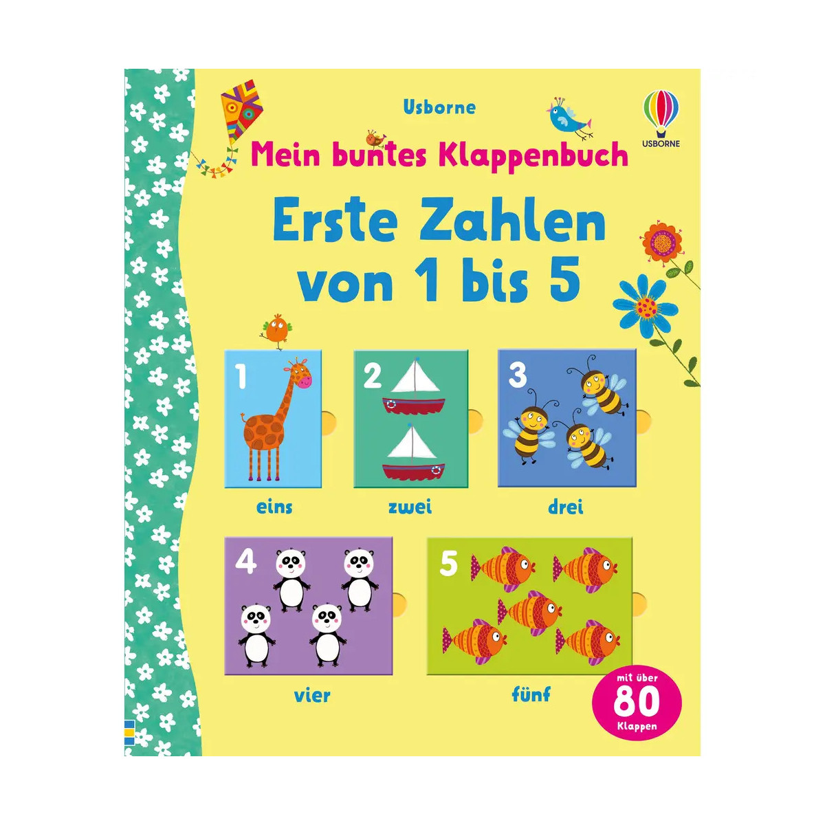 Mein buntes Klappenbuch: Erste Zahlen von 1 bis 5