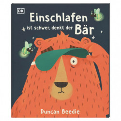 Einschlafen ist schwer, denkt der Bär