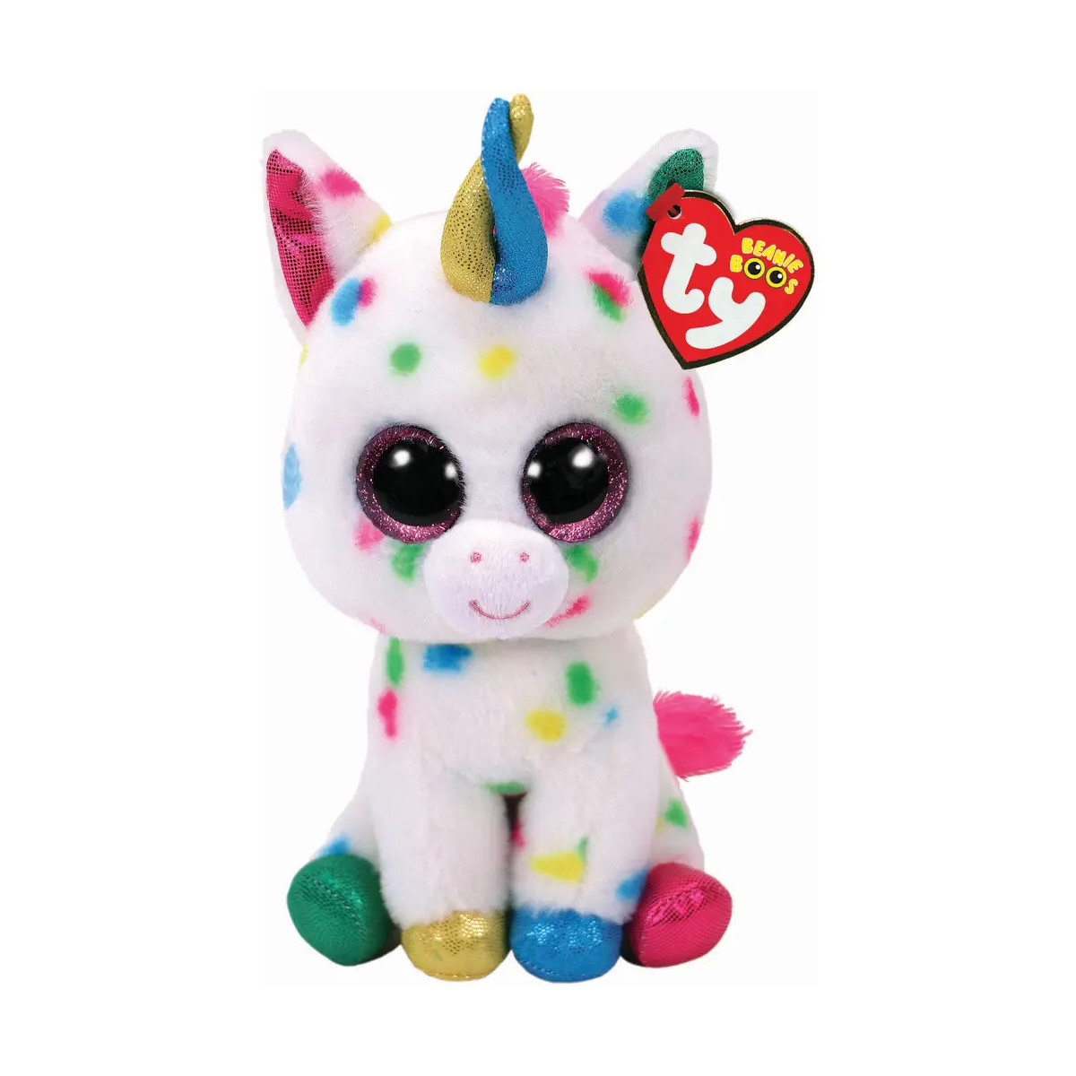 Ty - Beanie Boos - Harmonie, Einhorn bunt 15cm