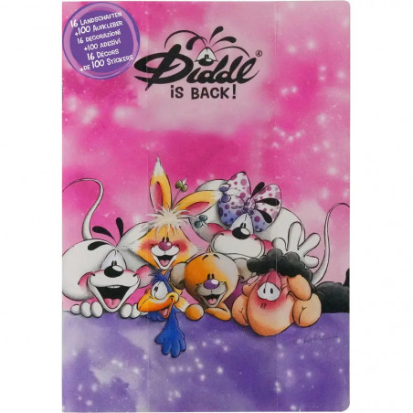 Diddl Notizbuch mit wiederverwendbaren Stickern, A5