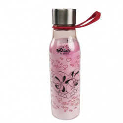 Diddl Trinkflasche mit Trageschlaufe - Rot