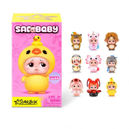 Sammelfigur Sad Baby Animal S1 Blind Box 9fach sortiert