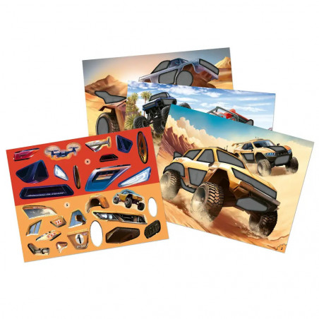 Action World Monster Cars Stic