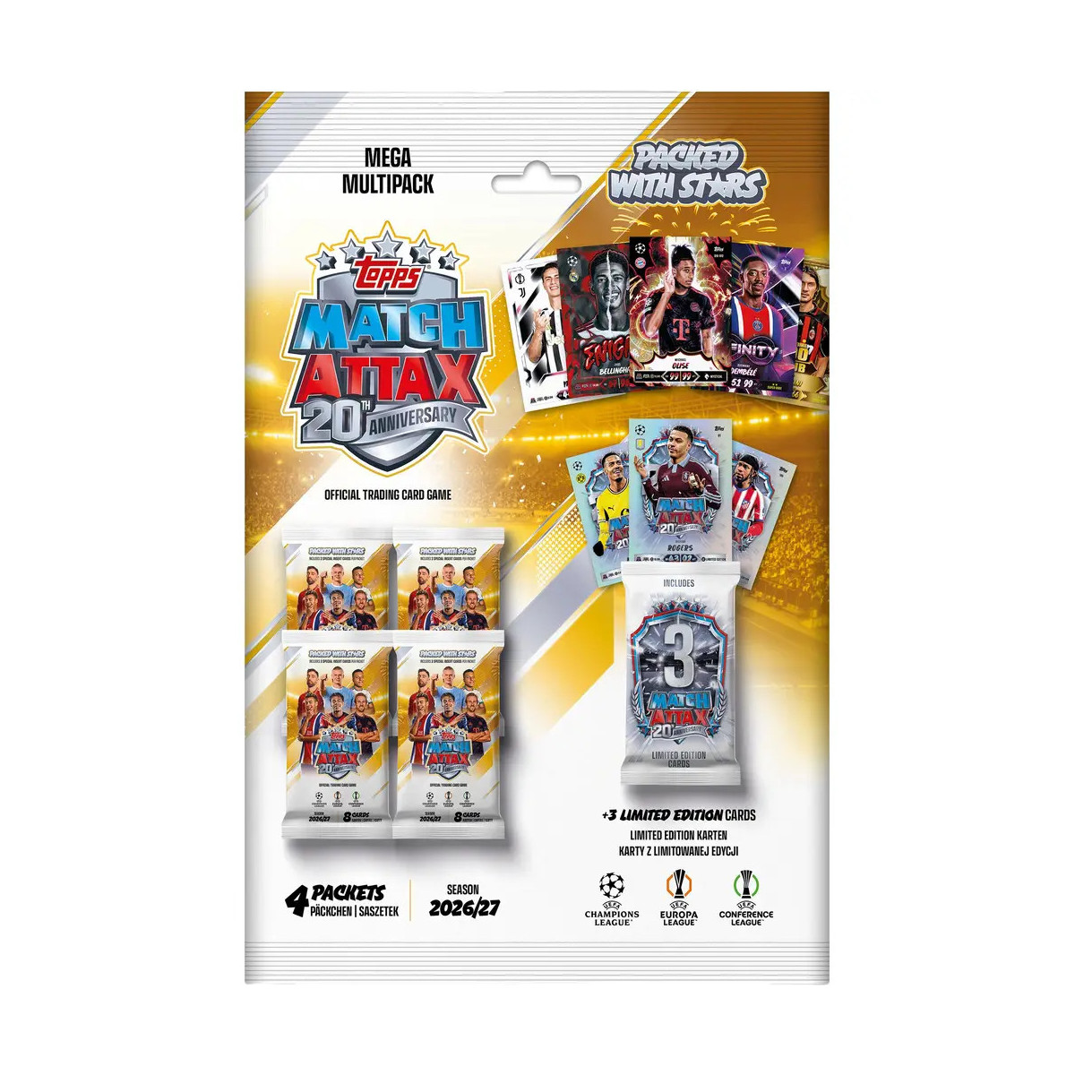 UEFA Club Competition Match Attax MEGA MULTIPACK TC