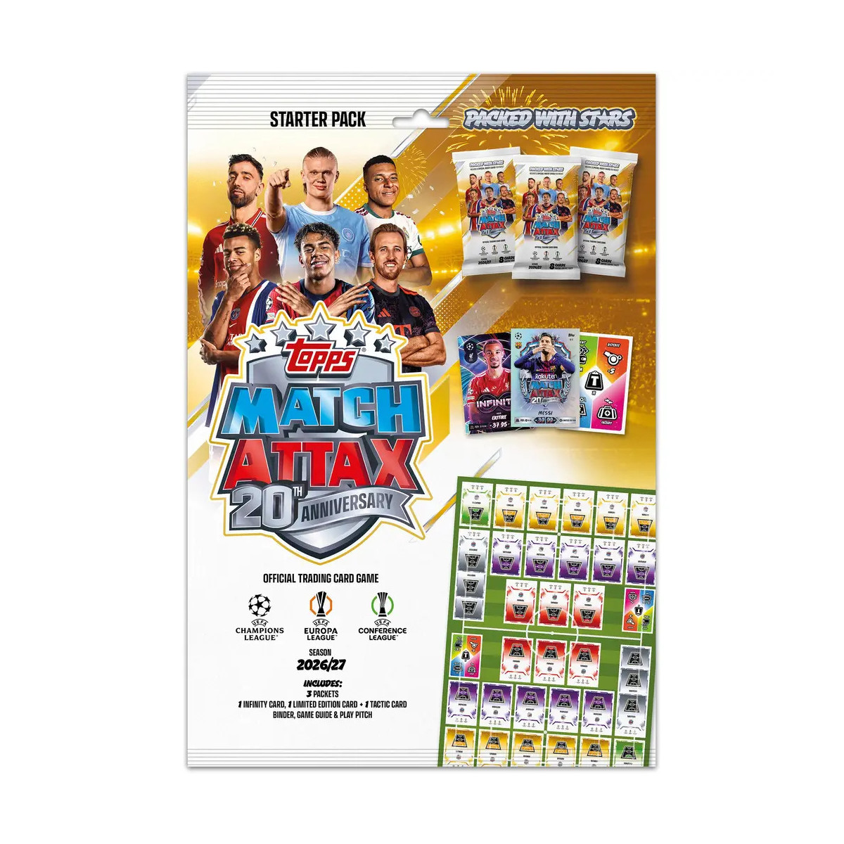 UEFA Club Competition Match Attax STARTERPACK TC