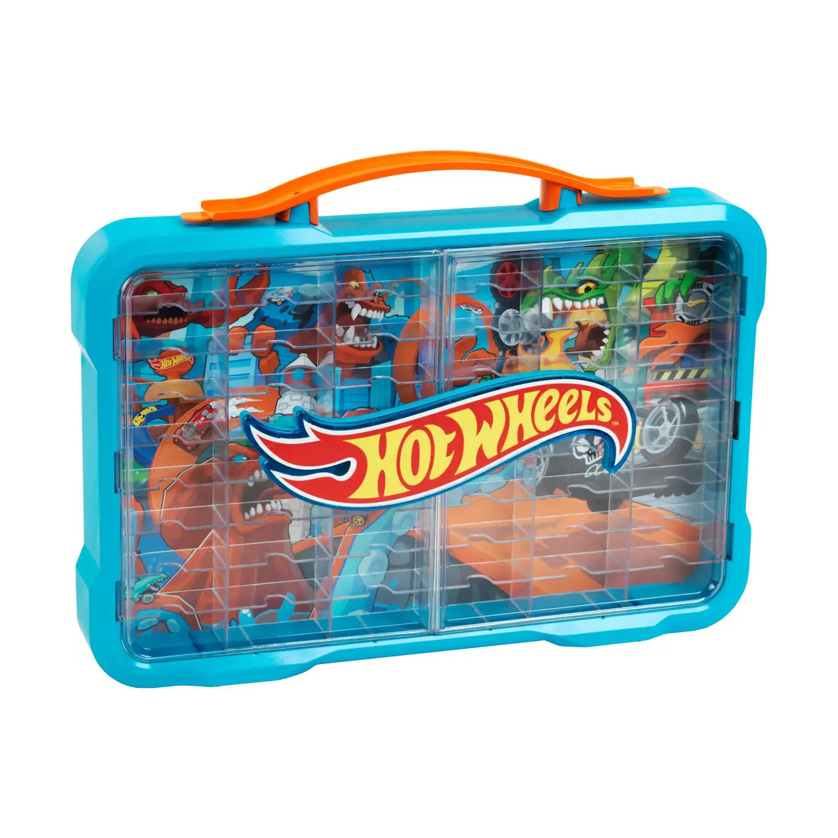Hot Wheels Sammelkoffer für 54 Autos leuchtendes Logo