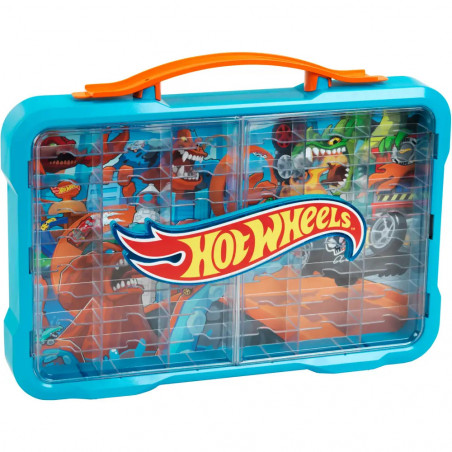 Hot Wheels Sammelkoffer für 54 Autos leuchtendes Logo