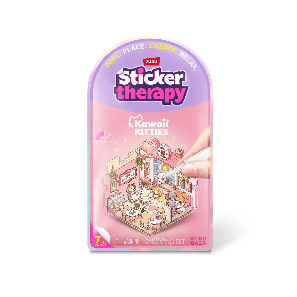Sticker Therapie Kawaii Kätzchen Serie 1 80 Stück