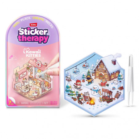 Sticker Therapie Kawaii Kätzchen Serie 1 80 Stück