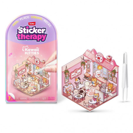 Sticker Therapie Kawaii Kätzchen Serie 1 80 Stück