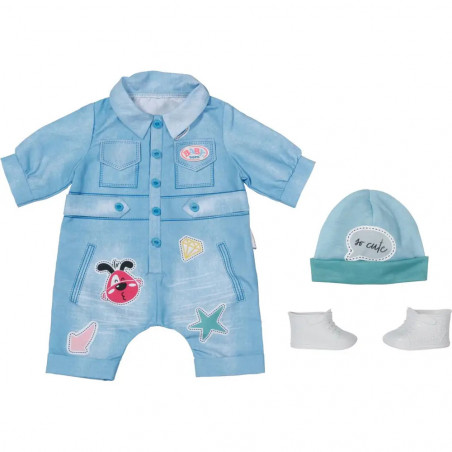 Zapf Creation - Baby Born - Deluxe Jeans Overall, 43cm