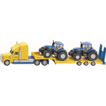 SIKU Farmer - LKW mit New Holland Traktoren