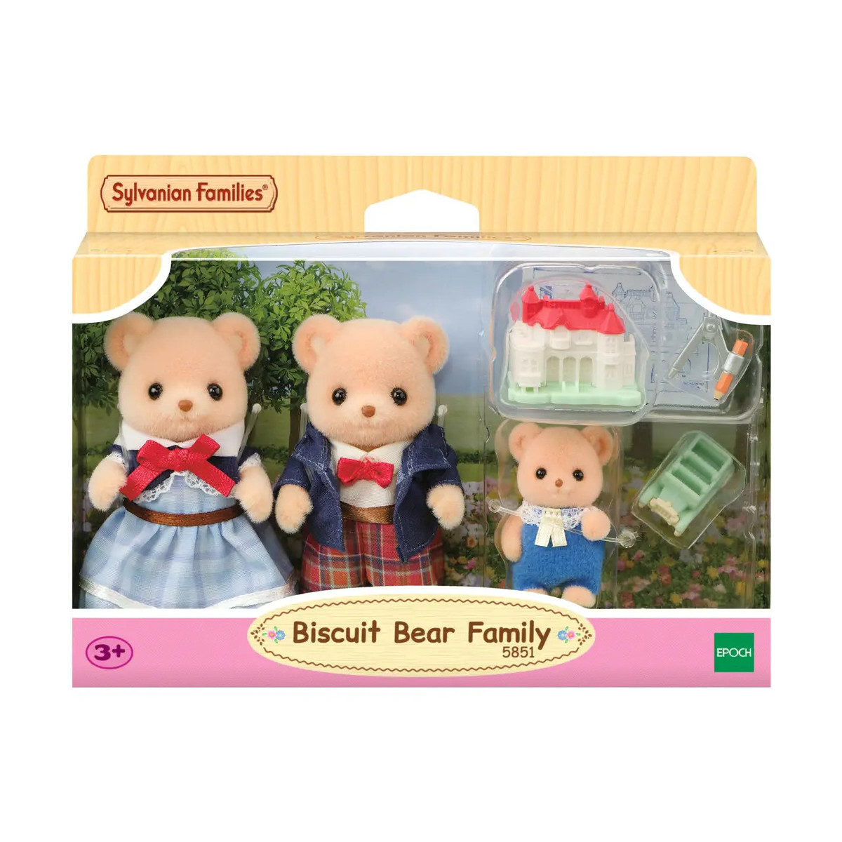 Sylvanian Biscuit Bären Familie