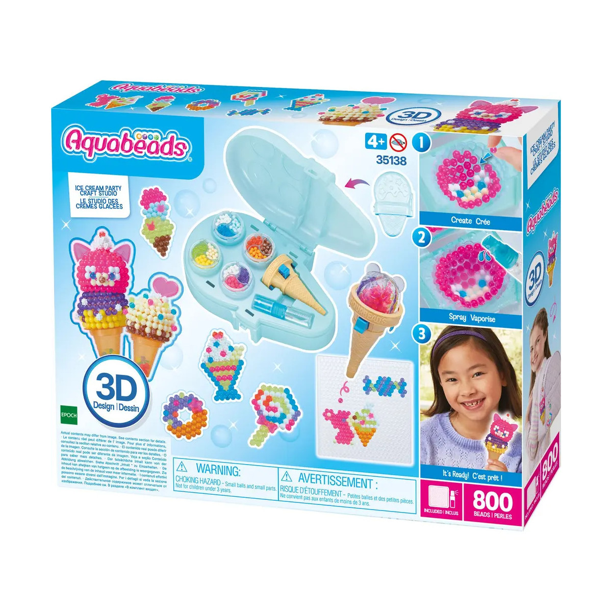 Aqua Bead Eis Party Bastelset